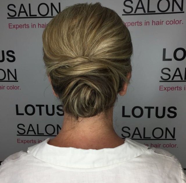 Bridal updo