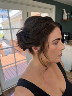 Bridal updo