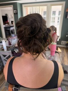Bridal updo