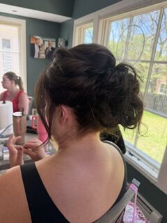 Bridal updo