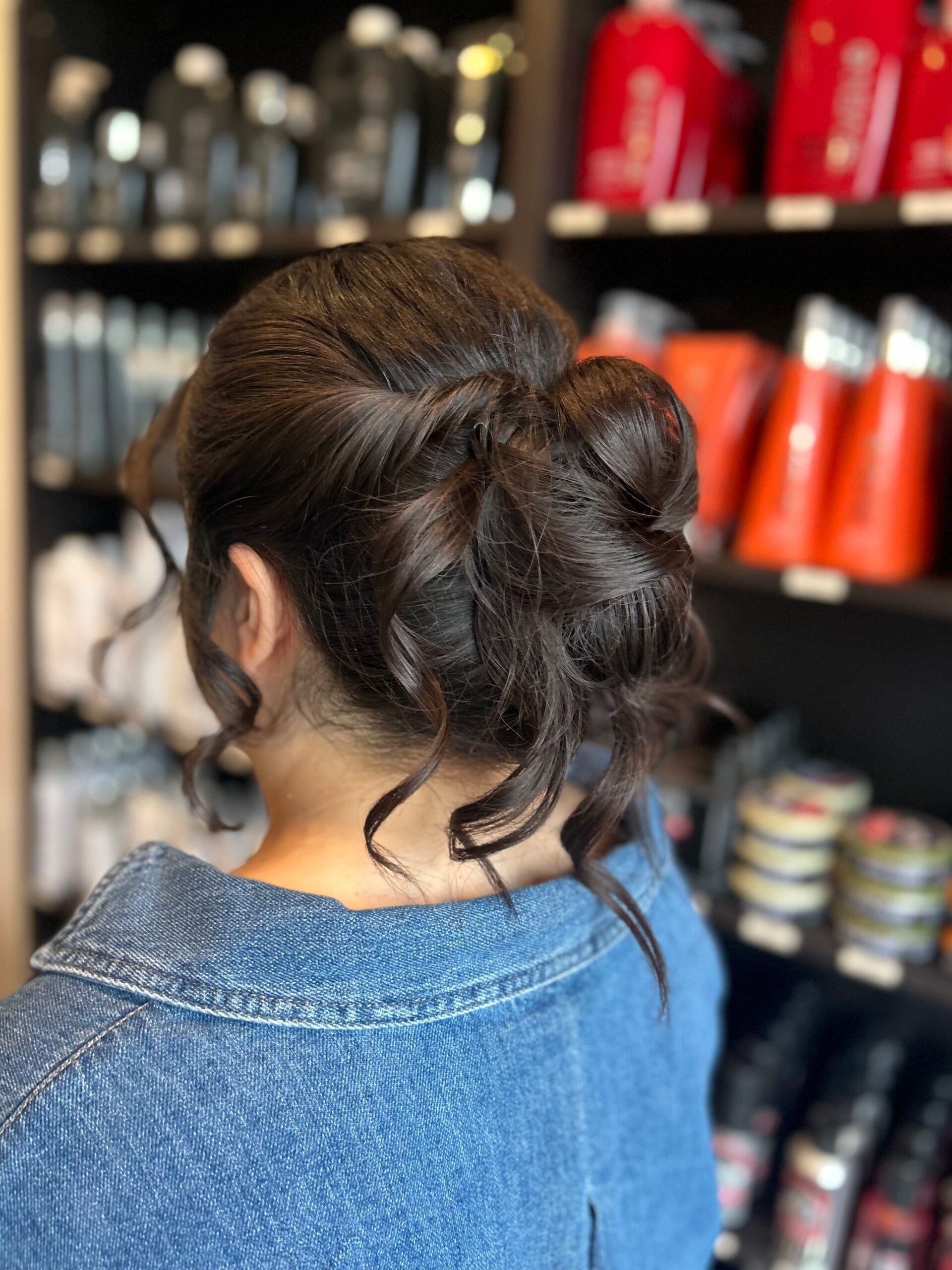 Bridal updo