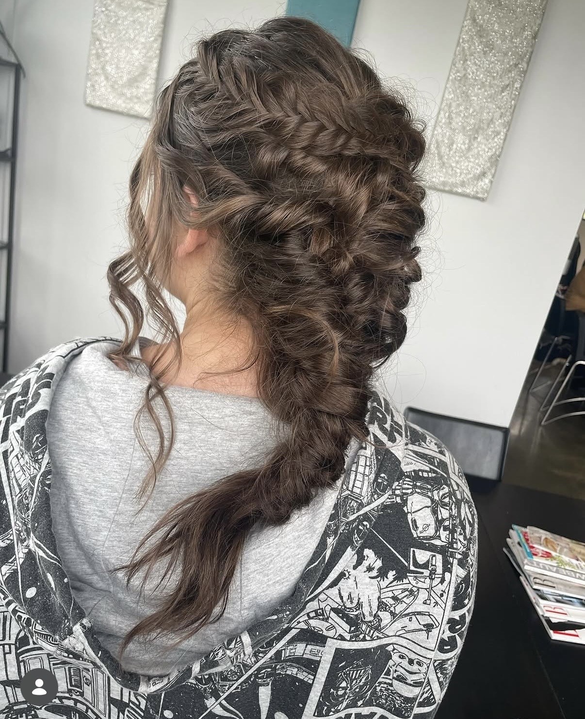 Bridal updo
