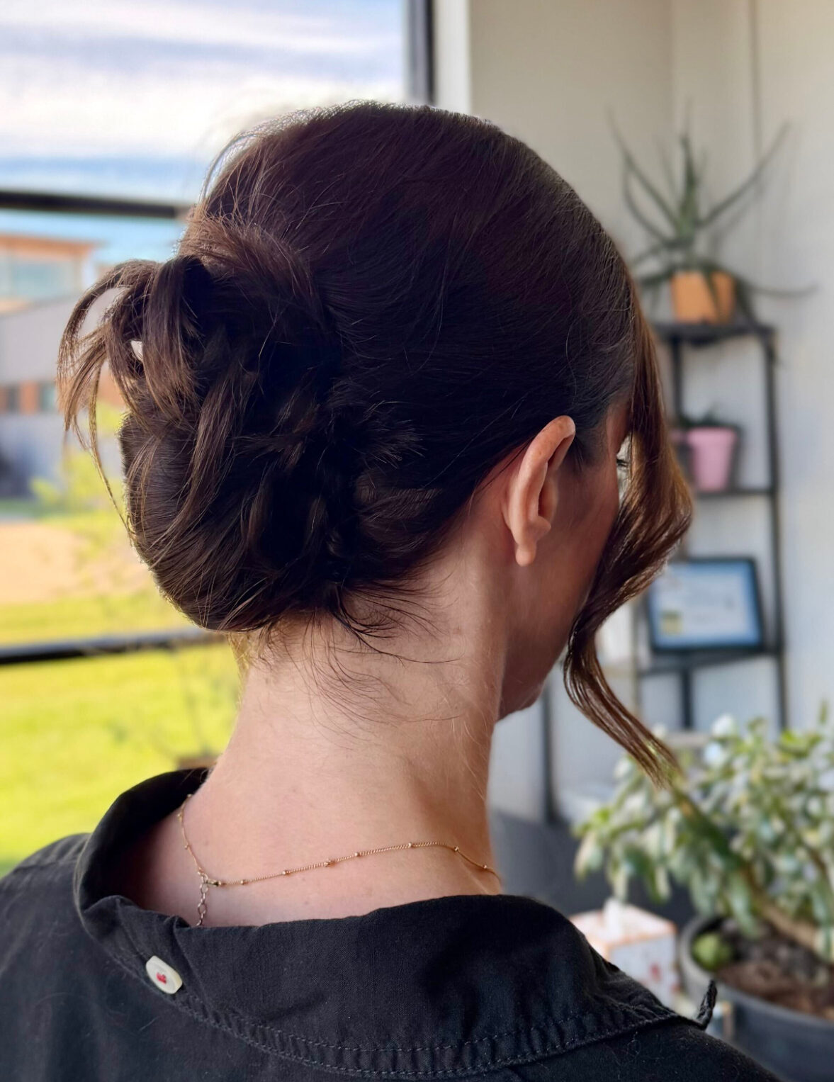 Bridal updo