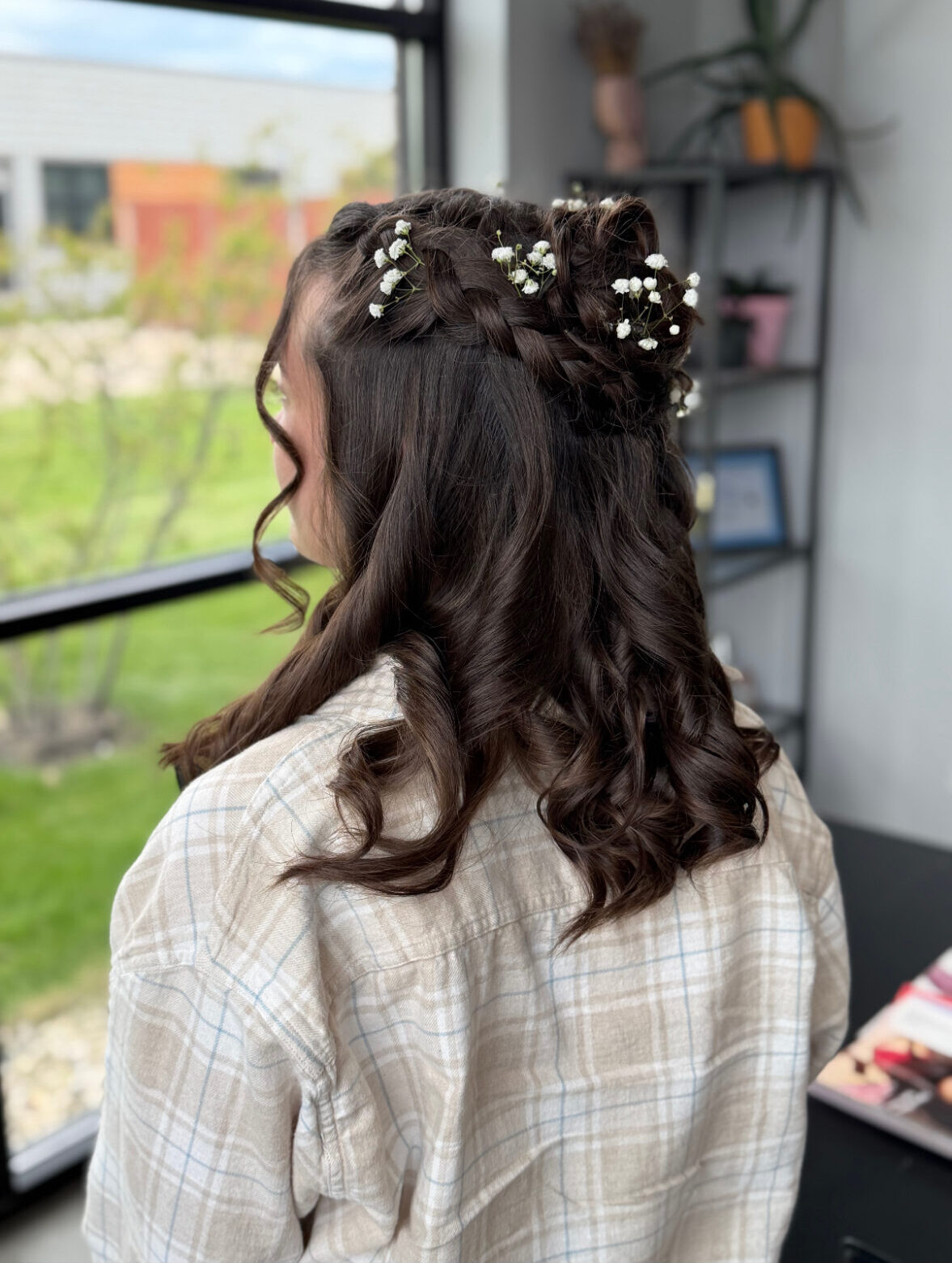 Bridal updo