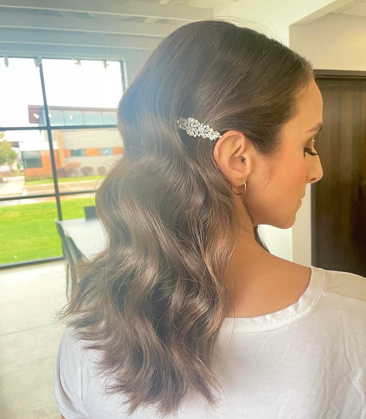Bridal updo