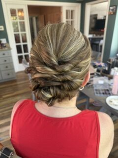 Bridal updo