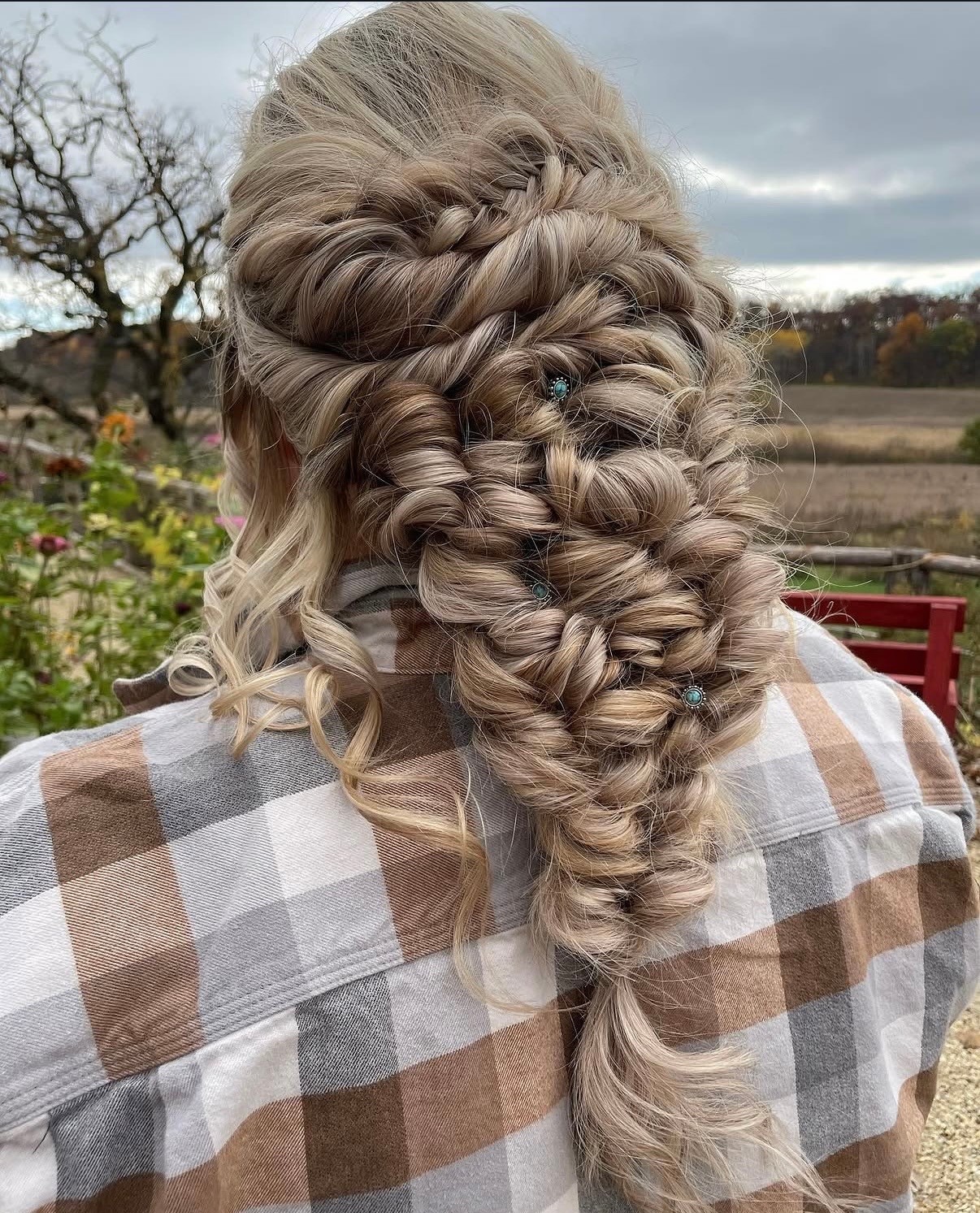 Bridal updo