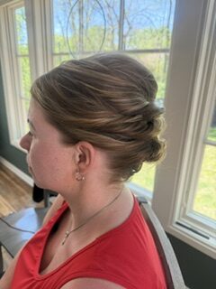 Bridal updo