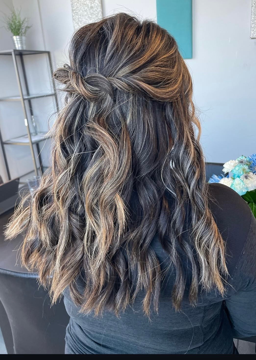 Bridal updo