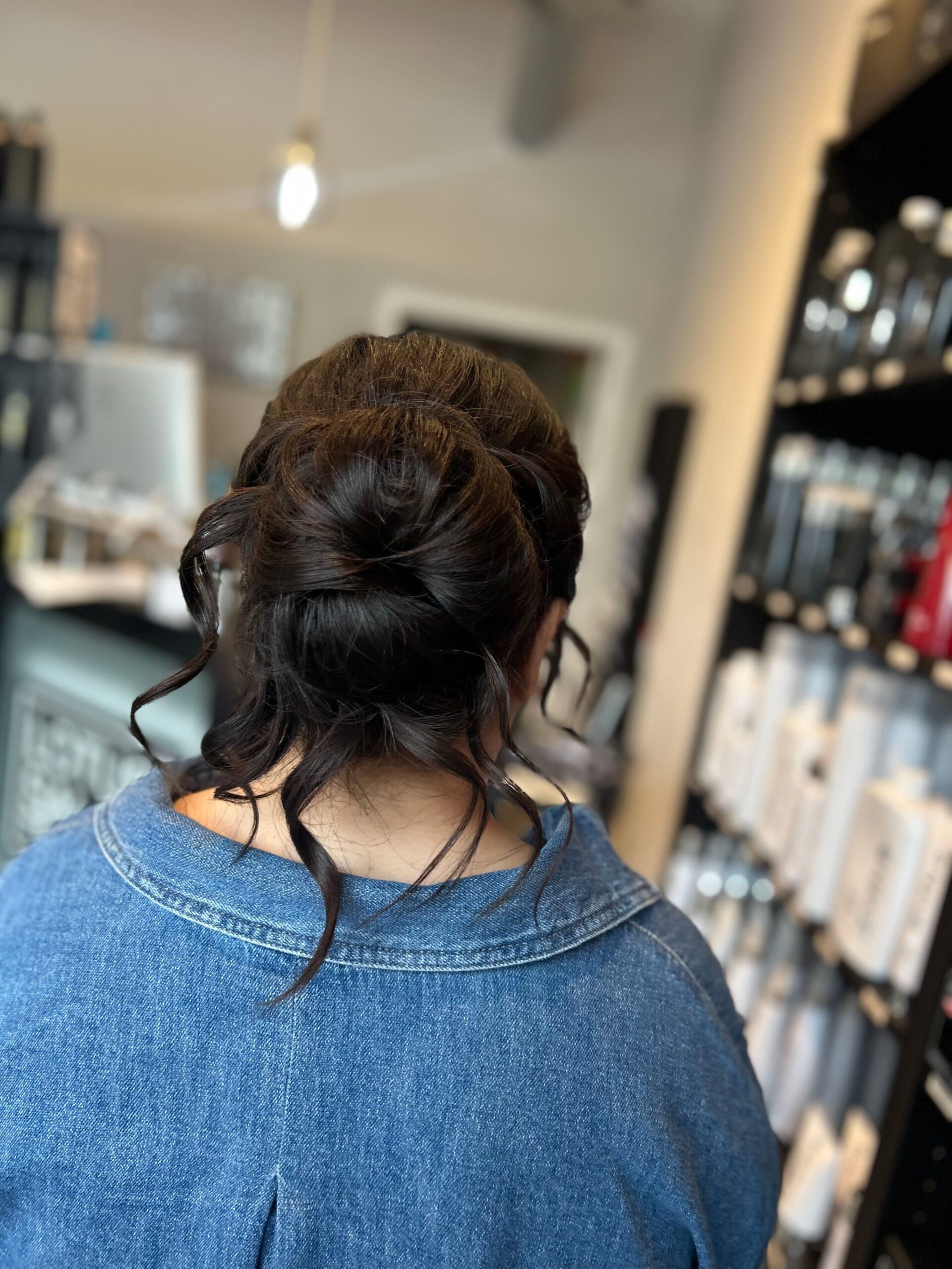 Bridal updo