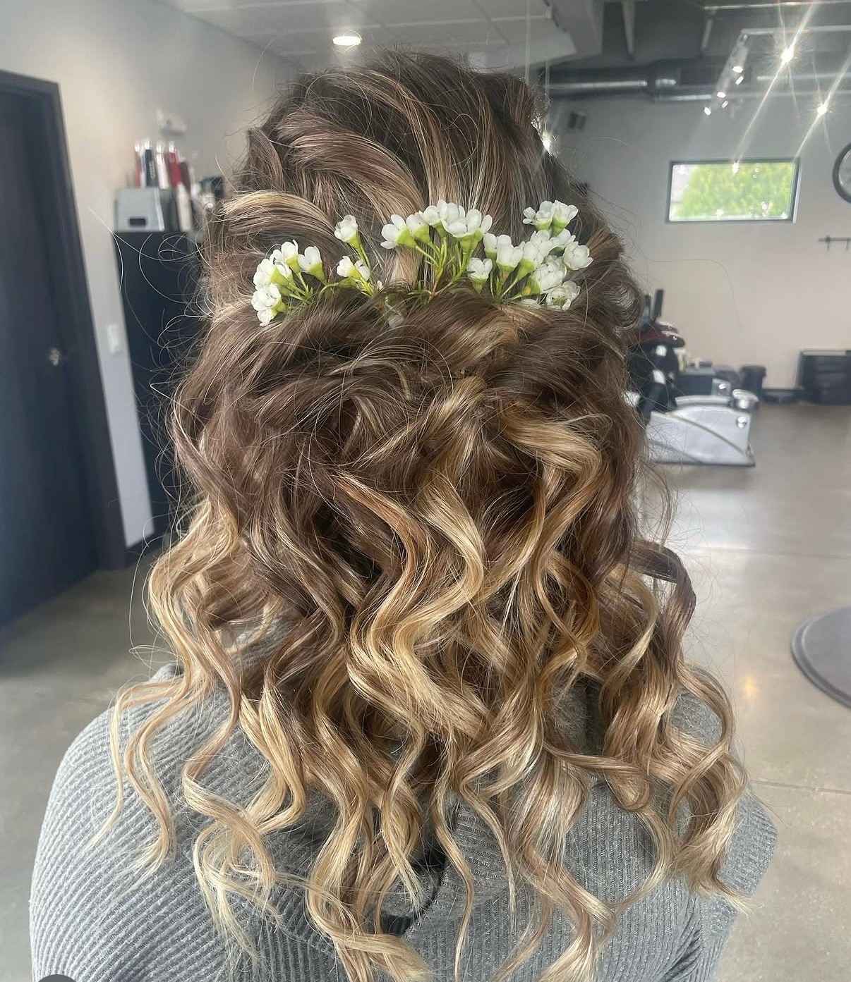 Bridal updo